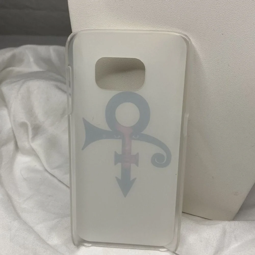 Prince Phone Case for S7 Symbol‎ Graphic White Cover Unique Style Artist Music